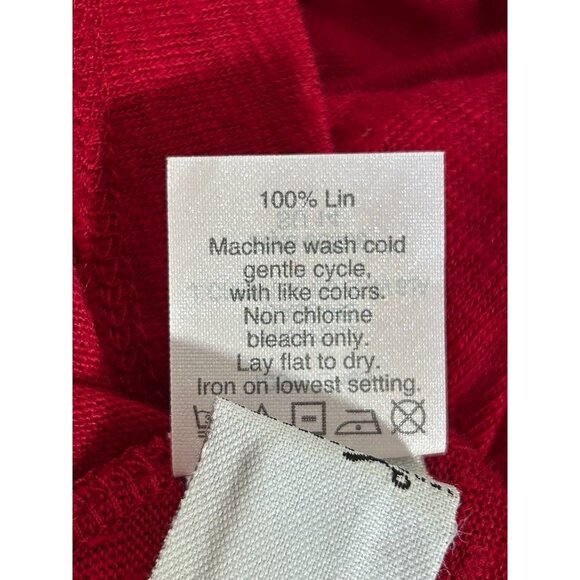 Madewell Women's Modern Linen Muscle Tee in Nouveau Red - Sz XS - NWT - Picture 7 of 8